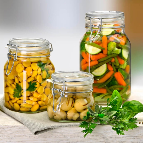 Chai/ Lọ- Hũ/ Hộp chính hãng Bormioli Rocco