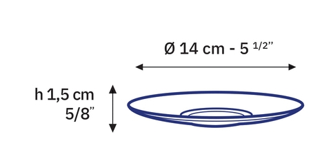 Dĩa Lót Tách Caprice Clear 14cm – Duralex