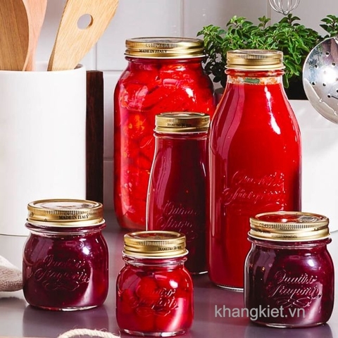 chai thuy tinh quattro 1l bormioli rocco