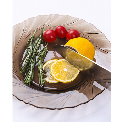Dĩa Beau Rigave nâu khói Creole 19.5cm