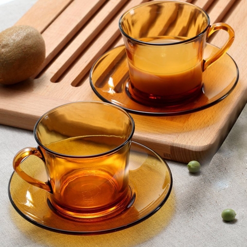 Dĩa Lys vàng Amber 13.5cm
