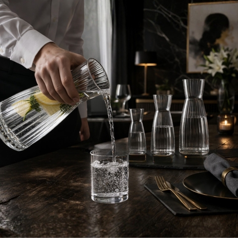 Bình rót thủy tinh Exclusiva 500ml không nắp – Carafe cao cấp