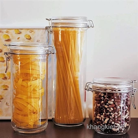 hu thuy tinh nap cai kin hoi fido than tron cao 750ml bormioli rocco italy