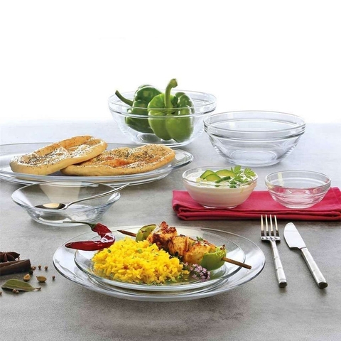 Dĩa Thủy Tinh Lys Clear 23cm – Duralex