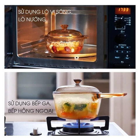 Nồi thủy tinh Visions 2.25l VS-22/CL1