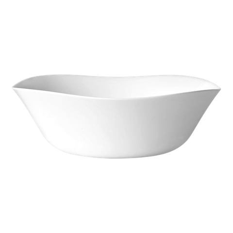 Tô Thủy Tinh vuông Parma màu trắng 24cm