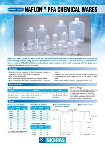 PFA Chemical Wares
