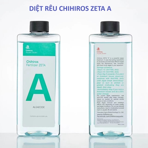 Diệt rêu Chihiros Fertilizer ZETA A 450ml