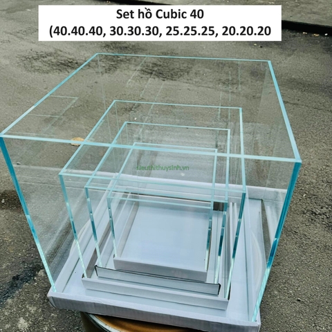 Hồ bộ siêu trong Cubic 40 (40.40.40, 30.30.30, 25.25.25, 15.15.15)