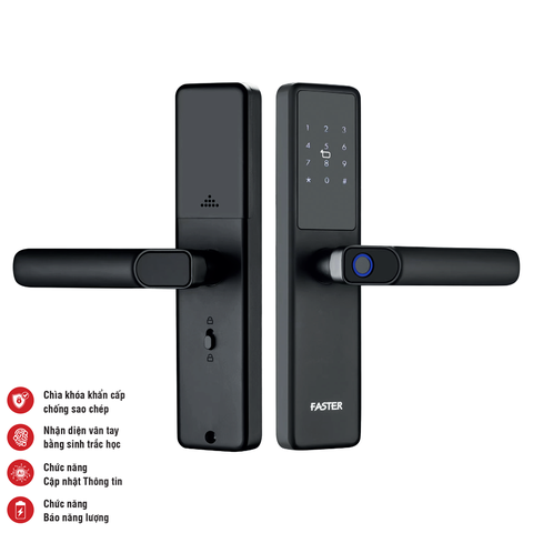 Khóa cửa gỗ Faster FSID 30KBL