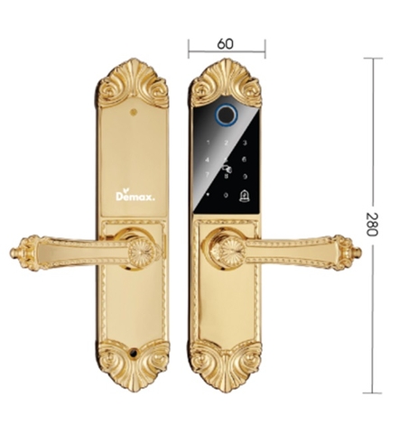 Khóa điện tử Demax EL280 BRASS 24K