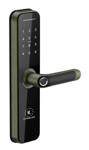 Khóa cửa gỗ Kassler KL-668 APP GREEN BRONZE