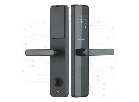 Khóa cửa gỗ Sharp T1-B