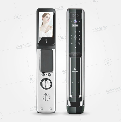 Khóa cửa Face ID Kassler KL - 838 Silver Blue