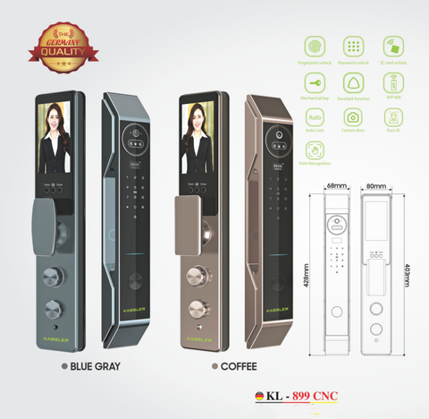 Khóa cửa gỗ Kassler KL-899 CNC