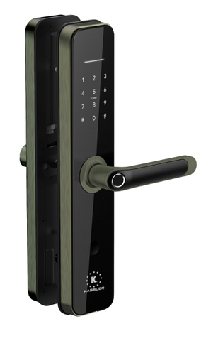 Khóa cửa gỗ Kassler KL-696 APP GREEN BRONZE
