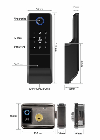 Khóa cửa cổng Giovani GSL-W611MD