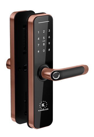 Khóa cửa gỗ Kassler KL-696 APP RED BRONZE