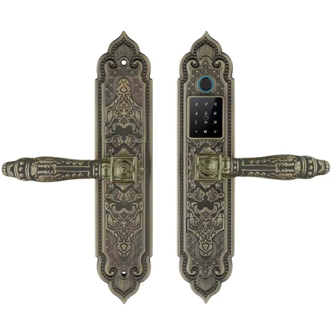 Khóa biệt thự Demax EL350 GREEN BRONZE WIFI