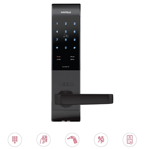 Khóa cửa điện tử Hafele EL7500 - TC thân nhỏ (912.20.550, 912.20.552, 912.20.554, 912.20.556, 912.20.558)