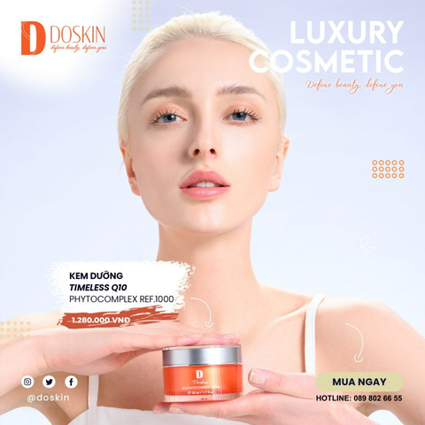 ĐÃ HẾT HÀNG - Q10 Phytocomplex Cream – Kem dưỡng da mặt ngày đêm Doskin