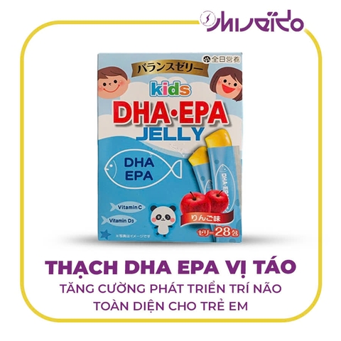 THẠCH DHA EPA VỊ TÁO - TĂNG CƯỜNG PHÁT TRIỂN TRÍ NÃO TOÀN DIỆN CHO TRẺ EM