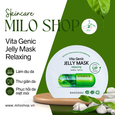 Mặt nạ viên thuốc Banobagi Vita Genic Jelly Mask Relaxing (Hàn Quốc) - 30g