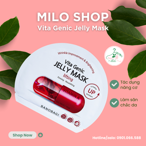 Mặt nạ viên thuốc Banobagi Vita Genic Jelly Mask Lifting (Hàn Quốc) - 30g