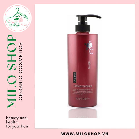 Dầu xả chiết xuất từ dầu hoa trà Tsubaki Kumano - 600ml