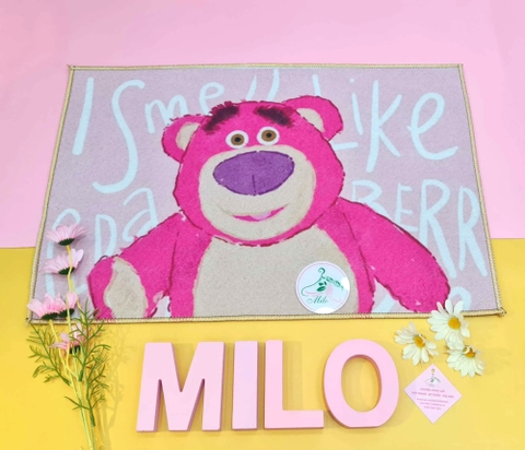Thảm lau chân gấu dâu Lotso
