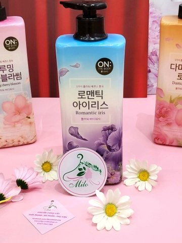 Sữa tắm On The Body Romantic Iris (Hàn Quốc) - 900g