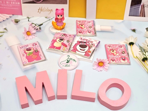 Sổ note kèm bút gấu dâu Lotso