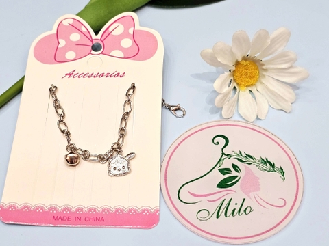 Lắc tay phối charm hình cún cute