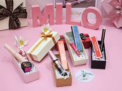Hộp quà size 1 đựng son (13cm x 5cm x 3.5cm) - mẫu 1