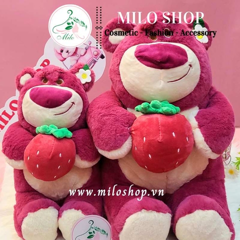 Gấu bông Lotso ôm dâu cao cấp (hàng Quảng Châu)