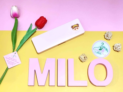 Hộp bút bằng nhựa sticker cute