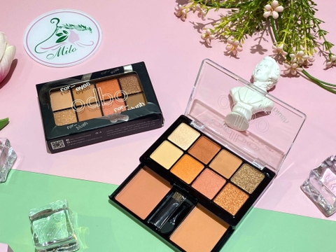 Phấn mắt Odbo For Eyes For Blush 2 tầng- NO.01