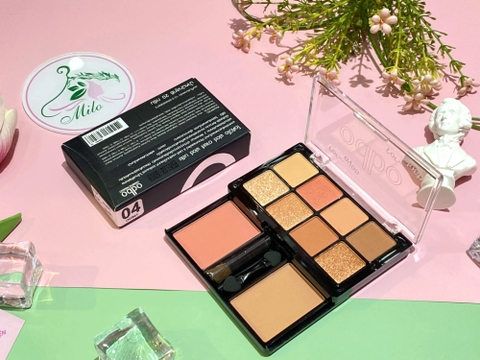 Phấn mắt Odbo For Eyes For Blush 2 tầng- NO.04