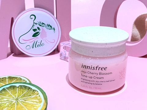 Kem dưỡng trắng da nâng tone Innisfree Jeju Cherry Blossom Tone-Up Cream - 50ml