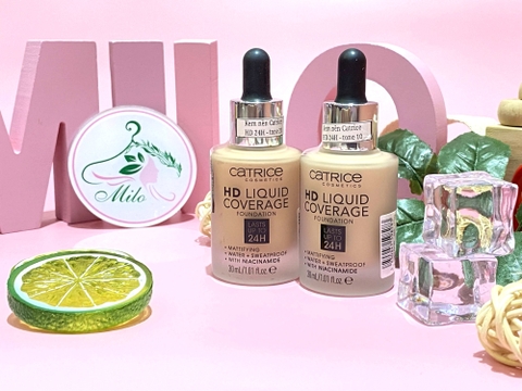 Kem nền Catrice HD Liquid Coverage Foundation - 30ml (Tone 20)