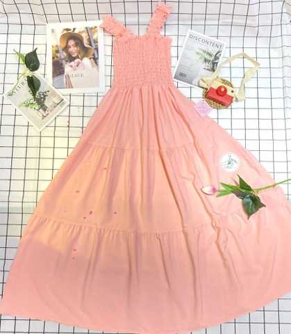 Đầm maxi lụa 2 dây cao cấp
