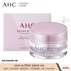 Kem Dưỡng Ẩm Làm Sáng Da AHC Peony Bright Toneup Cream 50ml