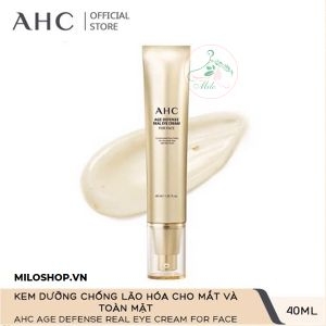 Kem dưỡng mắt chống lão hóa cho toàn mặt AHC Age Defense Real Eye Cream For Face - 40ml