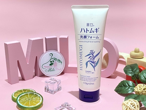 Sữa rửa mặt trắng da Hatomugi -170g (Nhật Bản)