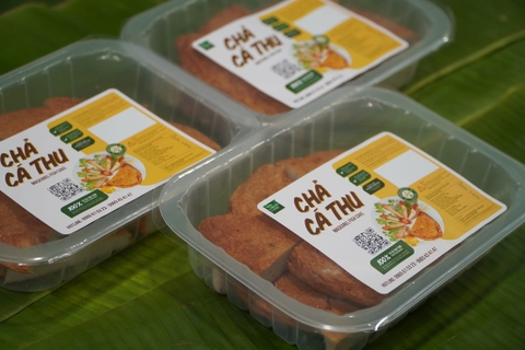 Chả cá Thu chiên đóng hộp