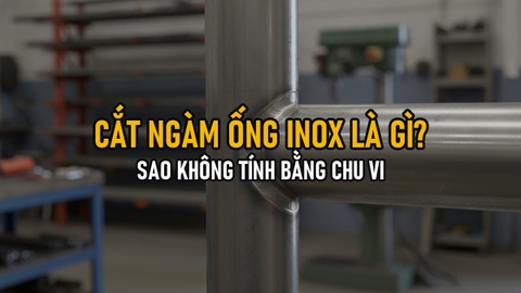 Cắt Ngàm Ống Inox Là Gì? Vì Sao Không Thể Tính Bằng Chu Vi