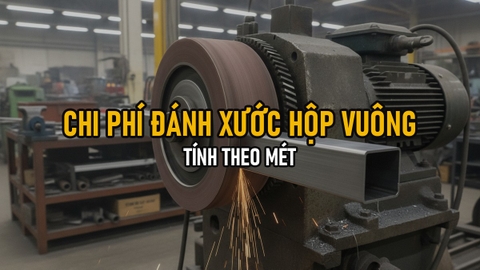 Chi Phí Đánh Xước Hộp/Ống Vuông Inox 304 Tính Theo Mét — Bảng Tham Khảo