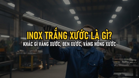 Inox Trắng Xước, Inox Bạc Xước Là Gì? Khác Gì Inox Vàng Xước, Đen Xước, Vàng Hồng Xước