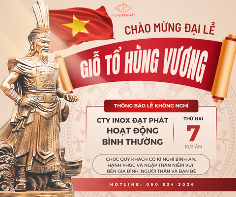 📢 THÔNG BÁO LỊCH LÀM VIỆC NGÀY GIỖ TỔ HÙNG VƯƠNG - 07/04/2025