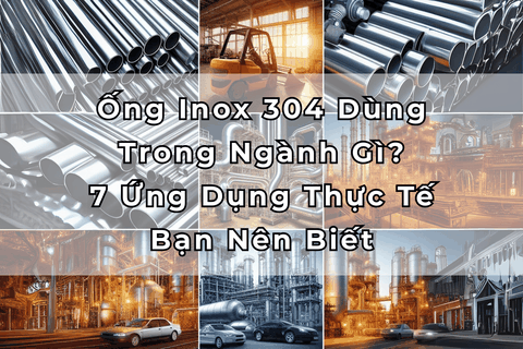 Ống Inox 304 Dùng Trong Ngành Gì? 7 Ứng Dụng Thực Tế Bạn Nên Biết
